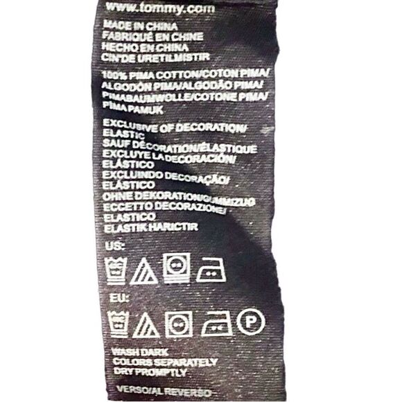 Tommy Hilfiger Men’s Partial Zip Sweater in Greyed Blue Men’s Large - Picture 5 of 5